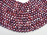 Mystic Coated Fire Agate- Red, 8mm Faceted-BeadBasic
