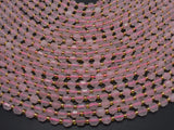 Rose Quartz Beads, 6mm Faceted Prism Double Point Cut-BeadBasic