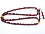 Blood Amber Resin, 6mm(5.8mm) Round Beads, 23 Inch, Approx 108 beads-BeadBasic
