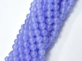 Jade Beads, Light Purple, 8mm Round Beads-BeadBasic