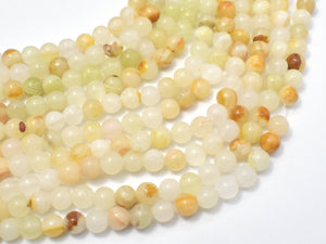Afghan Jade Beads, 6mm Round Beads, 14 Inch-BeadBasic