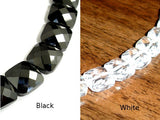 CZ beads, 9 x 9mm Faceted Square-BeadBasic