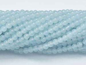 Malaysia Jade - Aquamarine, 4mm (4.4mm)-BeadBasic