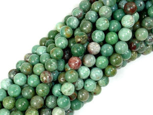 Dragon Blood Jasper Beads, 6mm Round Beads-BeadBasic