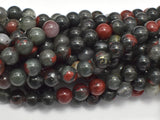 African Bloodstone, 8mm Round Beads-BeadBasic