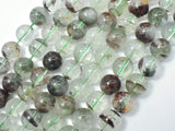 Phantom Quartz, Lodolite Quatz, 10mm (10.6mm) Round-BeadBasic