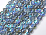 Mystic Aura Quartz-Gray, 6mm (6.5mm) Round Beads-BeadBasic