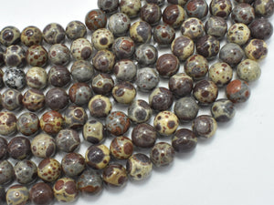 Astroite Jasper, 8mm (8.5mm), Round, 15.5 Inch-BeadBasic