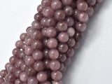 Jade Beads-Coffee, 8mm Round-BeadBasic