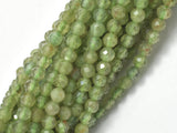 Green Apatite Beads, 3mm Faceted Micro Round Beads-BeadBasic