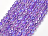 Mystic Aura Quartz - Purple, 6mm (6.5mm)-BeadBasic