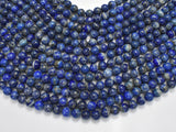 Lapis Lazuli, 8mm Blue Round Beads-BeadBasic