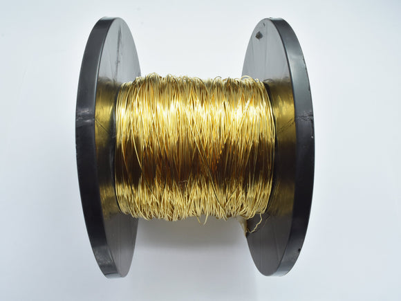 1foot 0.6mm 24K Gold Vermeil Wire, 925 Sterling Silver Wire, Half Hard Wire-BeadBasic
