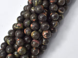 Plum Blossom Jade Beads, 8mm (8.7mm) Round-BeadBasic