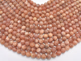 Sunstone Beads, 8mm (8.5mm) Round-BeadBasic