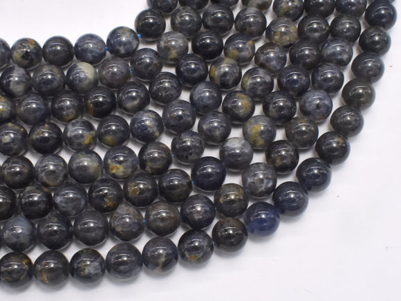 Iolite Beads, 8mm (8.3mm) Round Beads-BeadBasic
