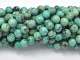 African Turquoise Beads, 8mm Round-BeadBasic