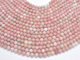Pink Opal, 6mm (6.8mm) Round Beads-BeadBasic