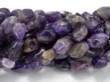 Amethyst, Approx 12 x (12-18) mm Faceted Nugget Beads-BeadBasic