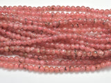 Rhodochrosite Beads, 3.6-3.8mm Round Beads-BeadBasic