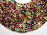 Dragon Vein Agate Beads, Green & Red, 6mm Round Beads-BeadBasic