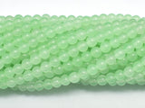 Malaysia Jade - Light Green, 4mm (4.5mm), Round-BeadBasic