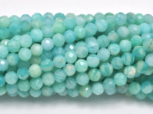 Amazonite Beads, 3mm Micro Faceted-BeadBasic