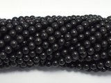 Genuine Shungite Beads, 4mm (4.4mm), Round-BeadBasic