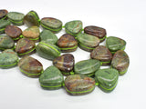 Green Opal, 15x15mm, 12x19mm, Free Form Beads-BeadBasic