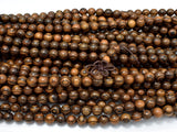 Tiger Skin Sandalwood Beads, 8mm Round Beads-BeadBasic
