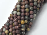 Artistic Jasper Beads, 6mm (6.3mm), round-BeadBasic