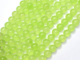 Jade - Light Green, 8mm (8.2mm) Round-BeadBasic