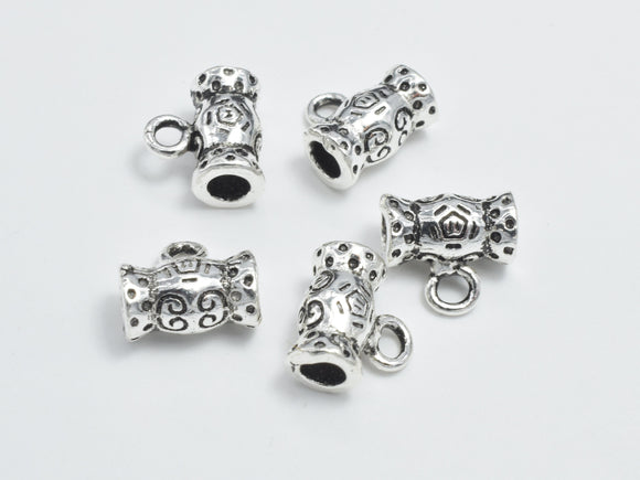 2pcs 925 Sterling Silver Bead Connector-Antique Silver, 7.8x4.4mm-BeadBasic