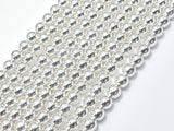 Hematite Beads-Silver, 8mm-BeadBasic
