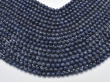 Blue Sapphire Beads, 4.5mm (4.8mm)-BeadBasic