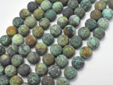 Matte African Turquoise, 10mm (10.5mm) Round-BeadBasic