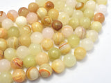 Afghan Jade Beads, 10mm Round Beads-BeadBasic