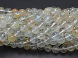 Topaz Beads, 8mm (8.2mm), Round, 15.5 Inch-BeadBasic
