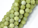 Matte Jade Beads, 10mm (10.5mm) Round Beads-BeadBasic