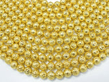 Lava-Gold Plated, 10mm (10.5mm) Round-BeadBasic