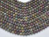 Ruby Apatite, Ruby in Kyanite, 8mm Round Beads-BeadBasic