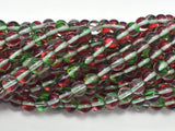 Mystic Aura Quartz-Red, Green, 6mm, Round-BeadBasic