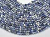 Sodalite Beads, 4x6mm Faceted Rondelle-BeadBasic