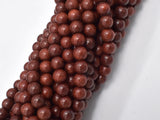 Red Sandalwood Beads, 6mm Round Beads-BeadBasic