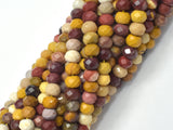 Mookaite Beads, 4x6mm Faceted Rondelle-BeadBasic