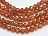 Hessonite, Orange Garnet Beads, 3mm Faceted Micro Round-BeadBasic