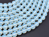 White Opalite Beads, Faceted Round, 10mm (9.6 mm), 14.5 Inch-BeadBasic