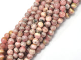 Rhodochrosite, 5mm (4.5mm), Round-BeadBasic