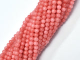Malaysia Jade - Peach Pink, 4mm (4.5mm), Round-BeadBasic