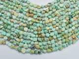 Natural Peru Turquoise Beads, 5x7mm, Nugget Beads-BeadBasic